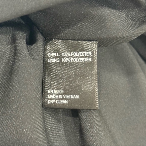 Antonio Melani Marine Satin Halter Cowl Neck Sleeveless Midi Slip Dress Size 2 - Picture 14 of 14